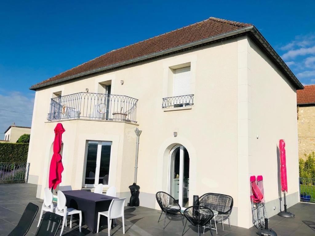 Willa Floressens En Champagne Terrasse Privative Sur Le Vignoble Fleury-la-Riviere Zewnętrze zdjęcie