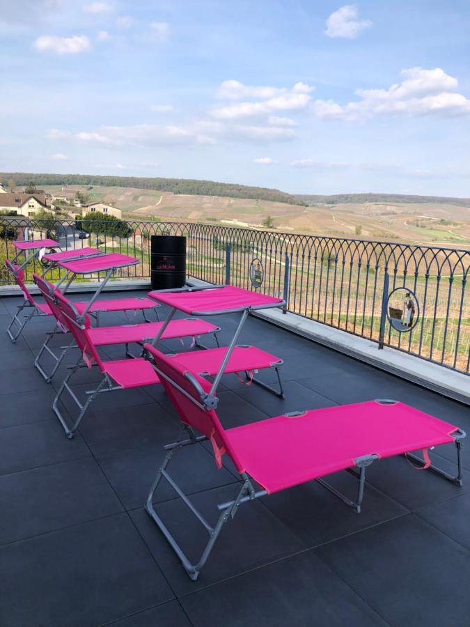 Willa Floressens En Champagne Terrasse Privative Sur Le Vignoble Fleury-la-Riviere Zewnętrze zdjęcie